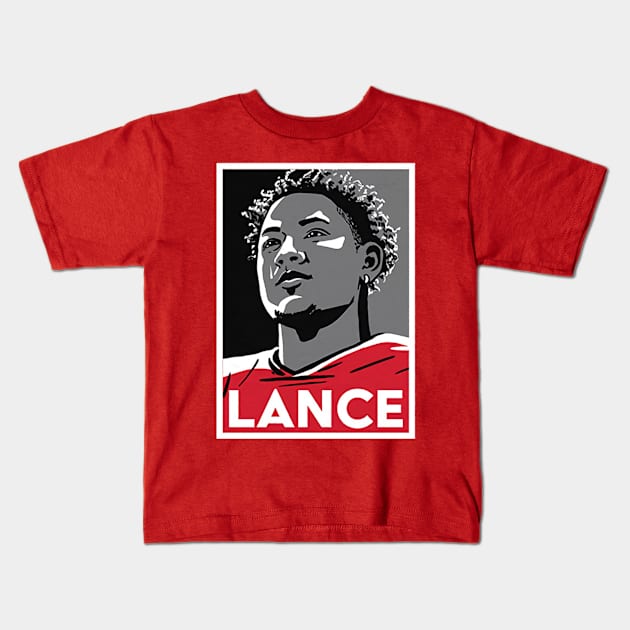 Trey Lance Poster Kids T-Shirt by Chunta_Design